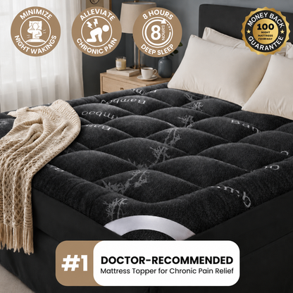 Alveriq™ Bamboo Mattress Topper