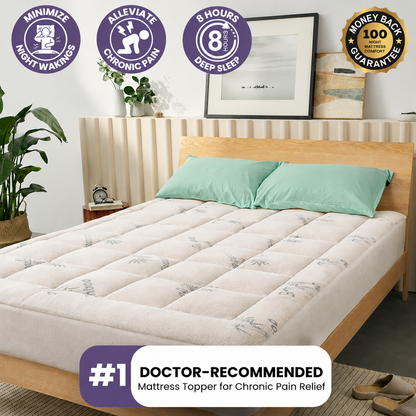 Alveriq™ Bamboo Mattress Topper