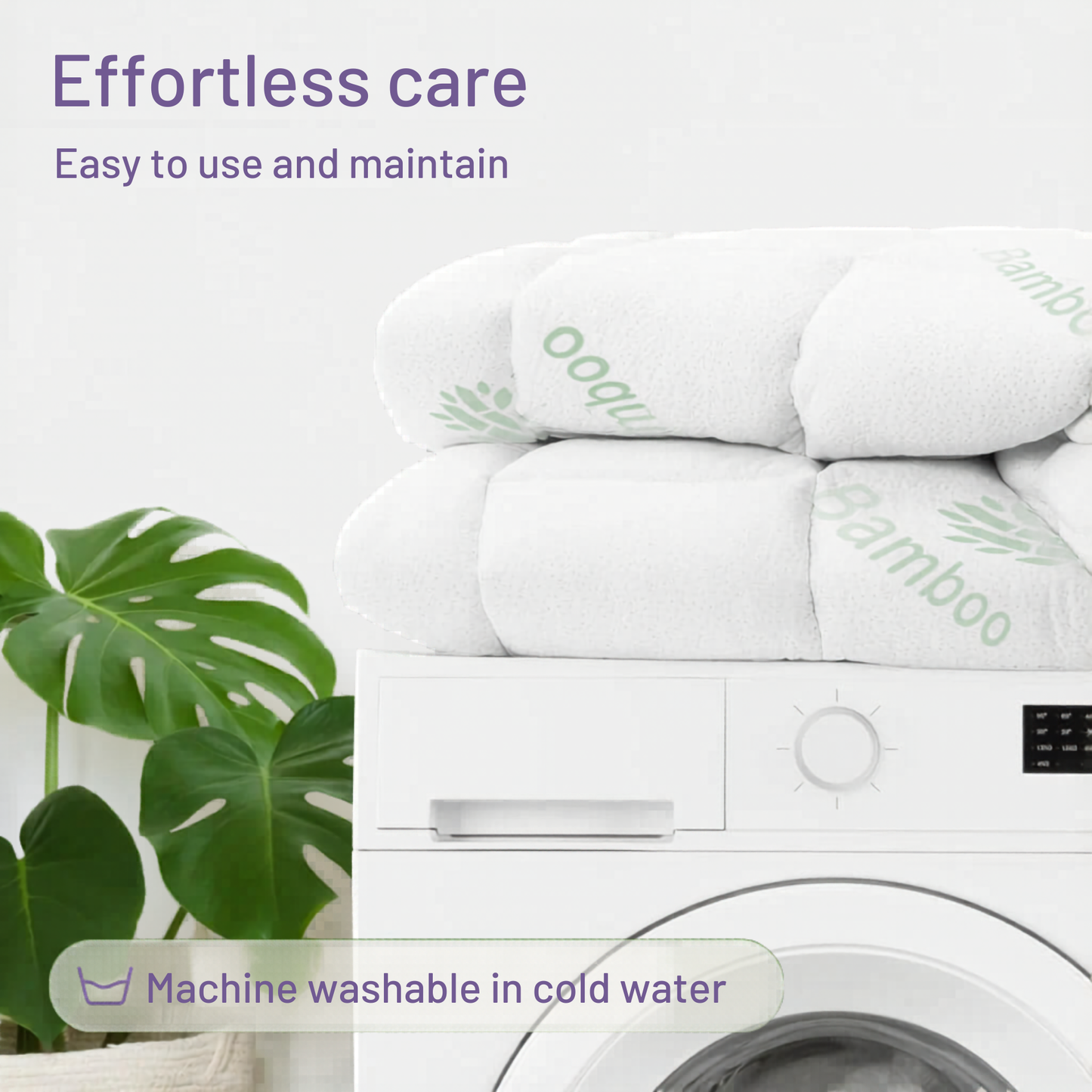 Alveriq™ Bamboo Mattress Topper